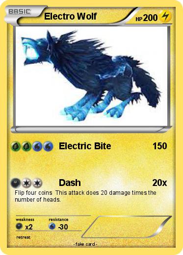 Pokemon Electro Wolf