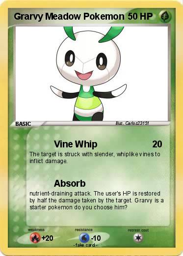 Pokemon Grarvy Meadow Pokemon