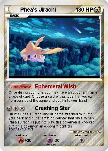 Pokemon Phea's Jirachi