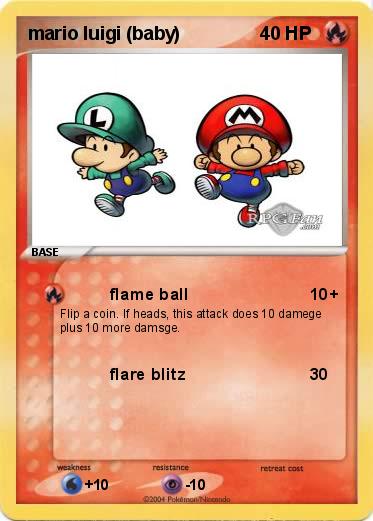 Pokemon mario luigi (baby)