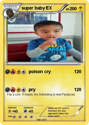 Pokemon super baby EX