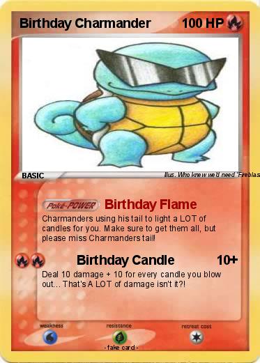 Pokemon Birthday Charmander