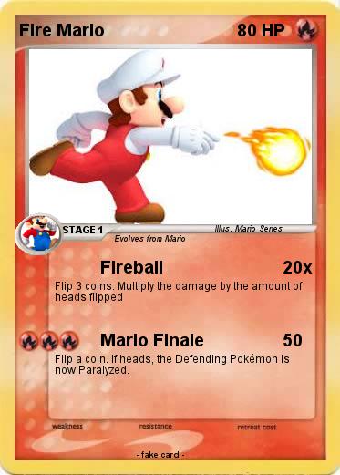 Pokemon Fire Mario