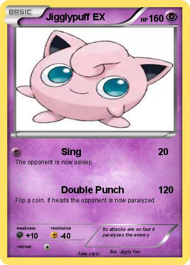 Pokemon Jigglypuff EX
