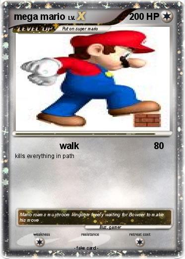 Pokemon mega mario