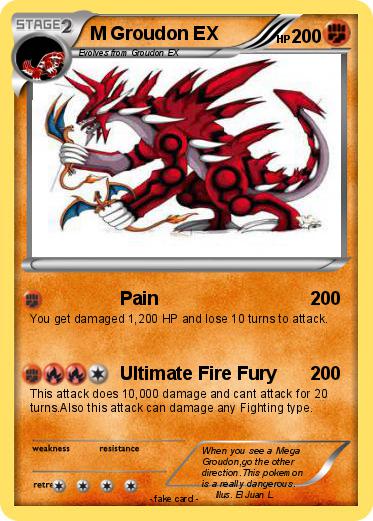 Pokemon M Groudon EX