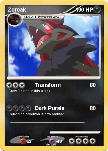 Pokemon Zoroak