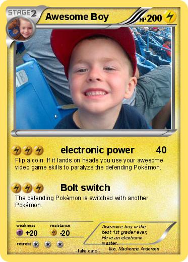 Pokemon Awesome Boy