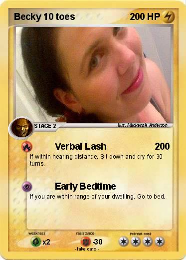 Pokemon Becky 10 toes