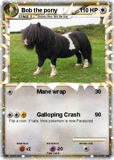 Pokemon Bob the pony
