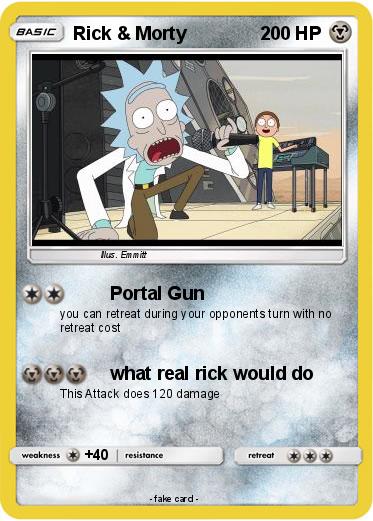 Pokemon Rick & Morty