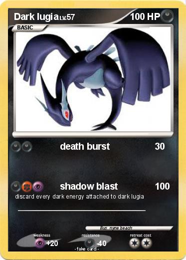 Pokemon Dark lugia