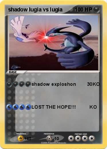 Pokemon shadow lugia vs lugia