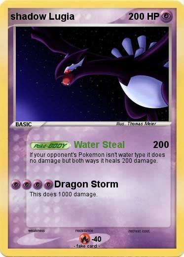 Pokemon shadow Lugia