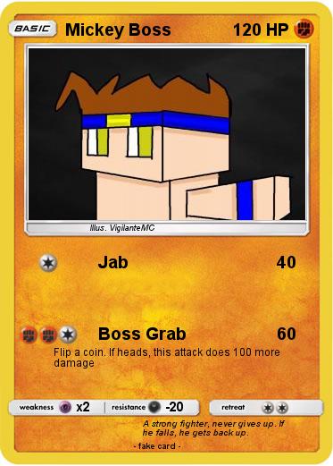 Pokemon Mickey Boss