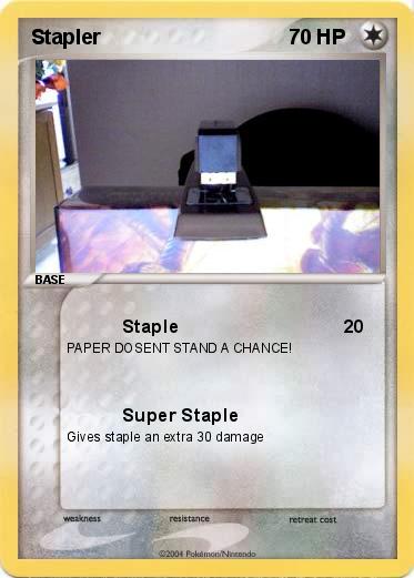 Pokemon Stapler