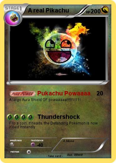Pokemon A real Pikachu