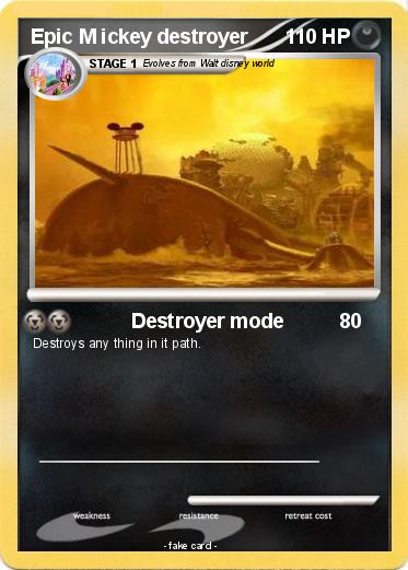 Pokemon Epic M ickey destroyer