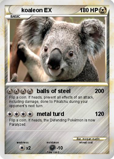 Pokemon koaleon EX