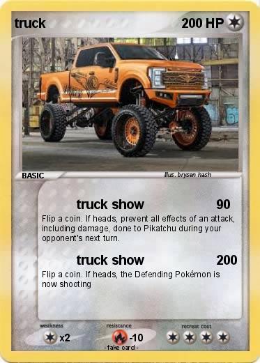 Pokemon truck