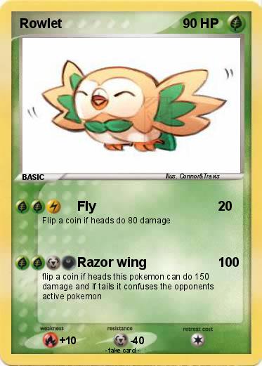 Pokemon Rowlet