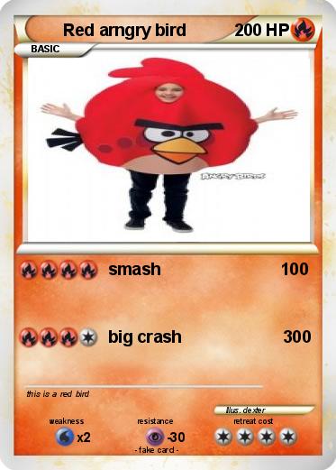 Pokemon Red arngry bird