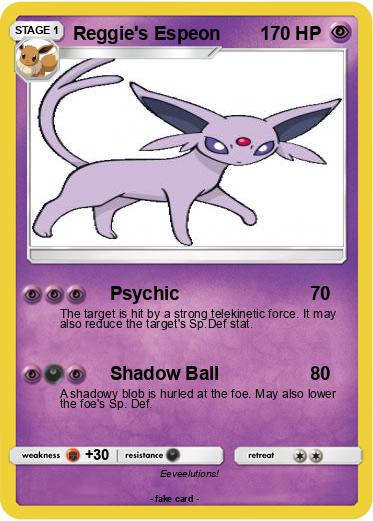 Pokemon Reggie's Espeon