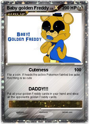 Pokemon Baby golden Freddy
