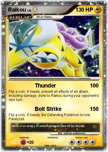 Pokemon Raikou