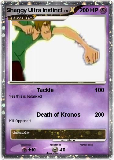 Pokemon Shaggy Ultra Instinct