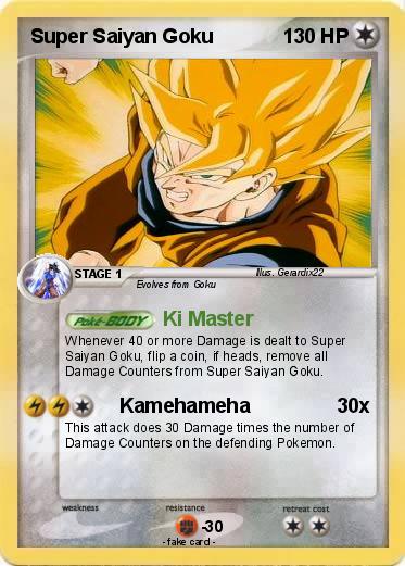 Pokemon Super Saiyan Goku