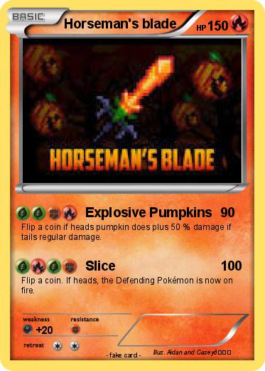 Pokemon Horseman's blade