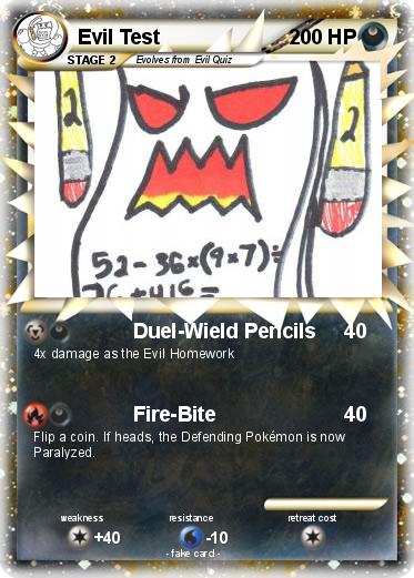 Pokemon Evil Test