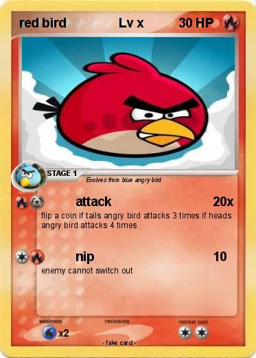 Pokemon red bird               Lv x