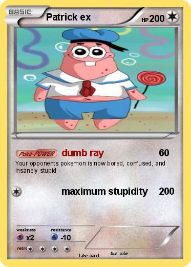 Pokemon Patrick ex