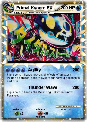 Pokemon Primal Kyogre EX