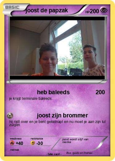 Pokemon joost de papzak