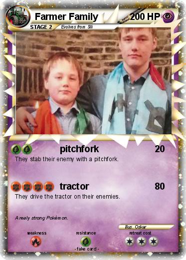 Pokemon Farmer Family