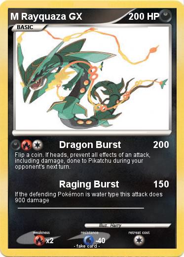 Pokemon M Rayquaza GX