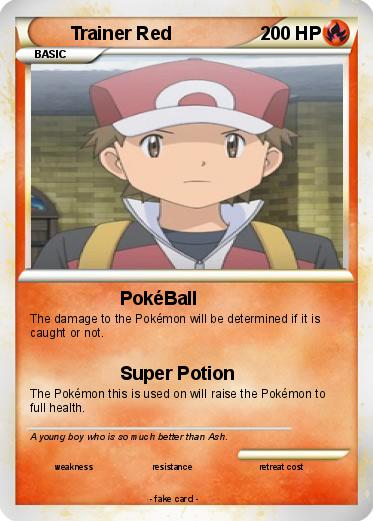 Pokemon Trainer Red