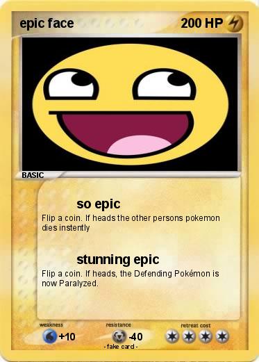 Pokemon epic face