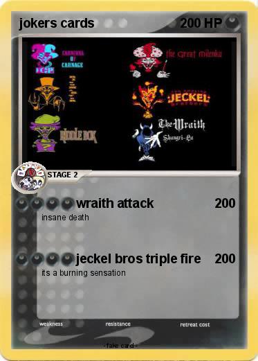Pokemon jokers cards
