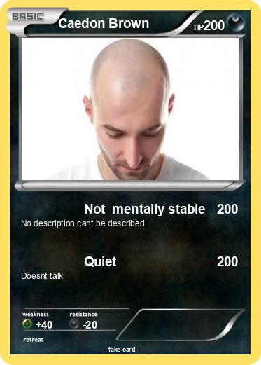 Pokemon Caedon Brown