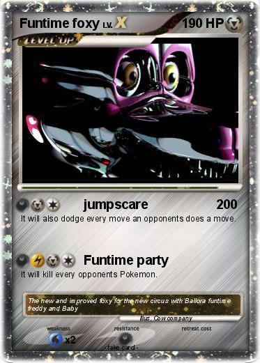 Pokemon Funtime foxy
