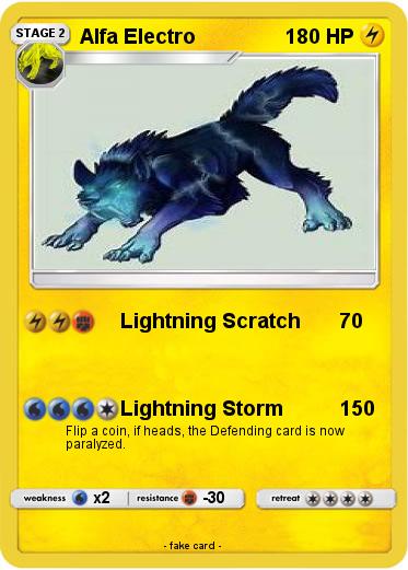 Pokemon Alfa Electro