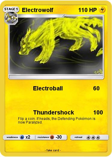 Pokemon Electrowolf