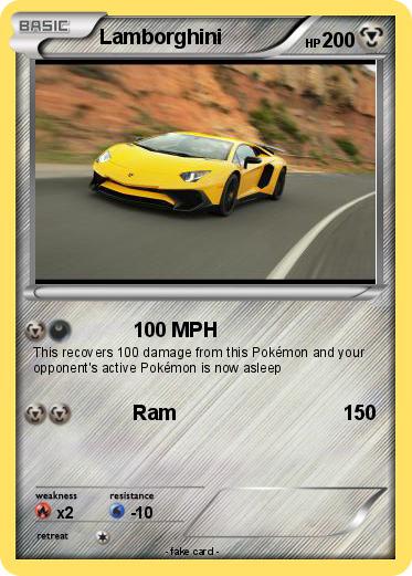 Pokemon Lamborghini