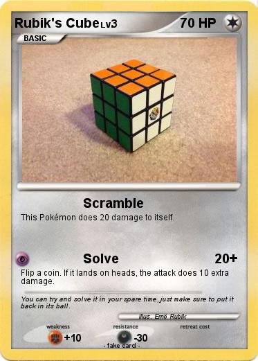 Pokemon Rubik's Cube