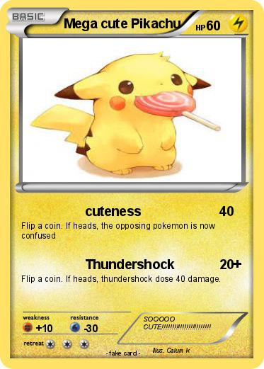 Pokemon Mega cute Pikachu