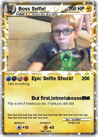 Pokemon Boss Selfie!